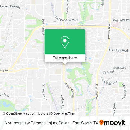 Mapa de Norcross Law Personal Injury