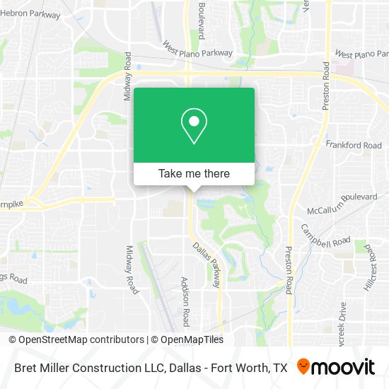 Mapa de Bret Miller Construction LLC
