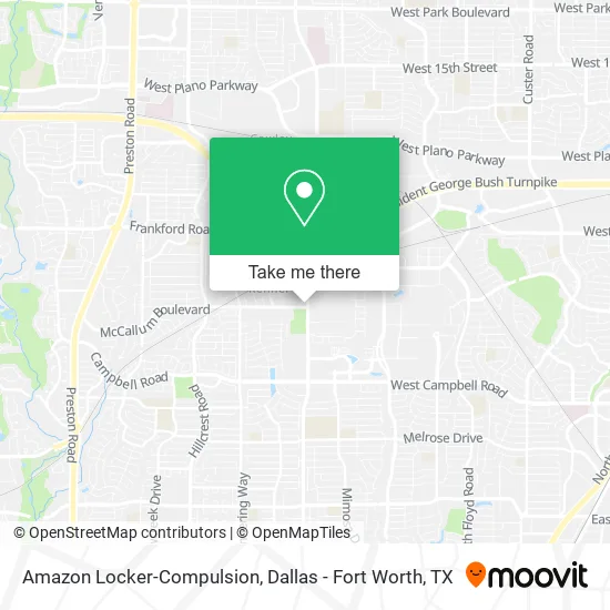 Amazon Locker-Compulsion map