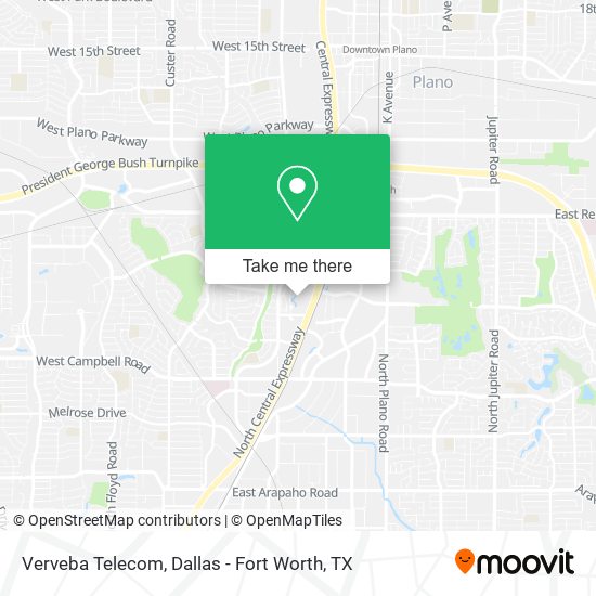 Verveba Telecom map