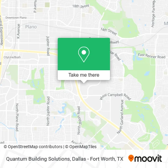 Quantum Building Solutions map