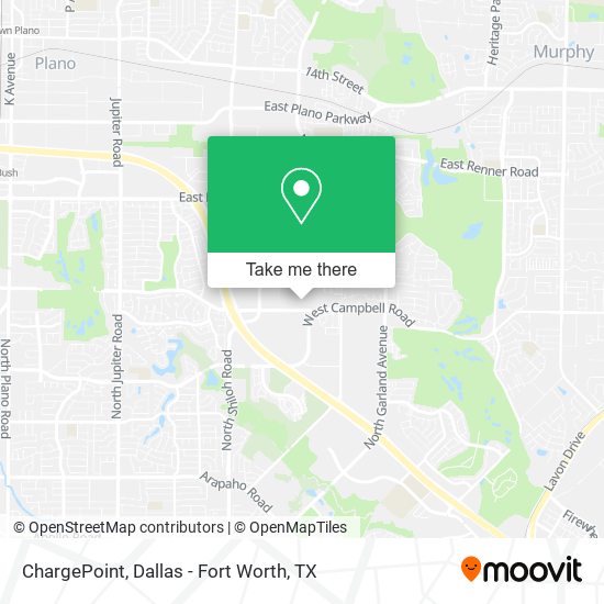 ChargePoint map