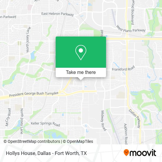Hollys House map