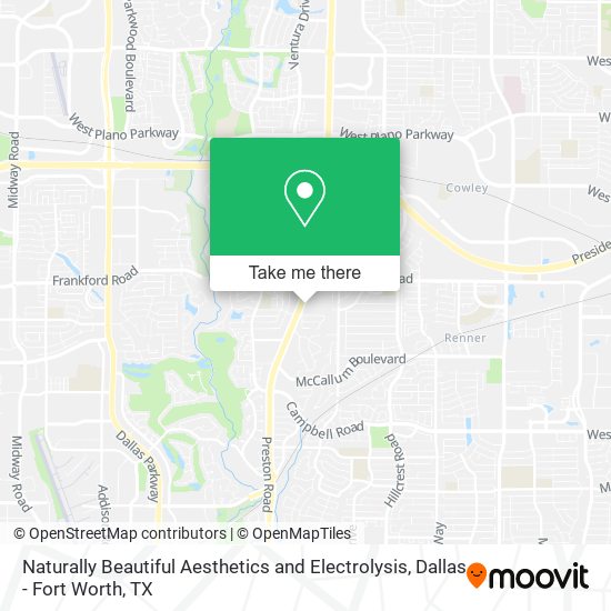 Mapa de Naturally Beautiful Aesthetics and Electrolysis