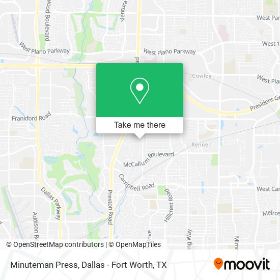 Mapa de Minuteman Press