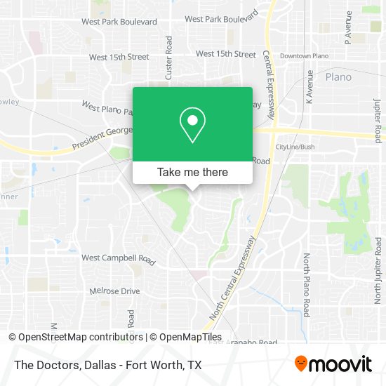 The Doctors map
