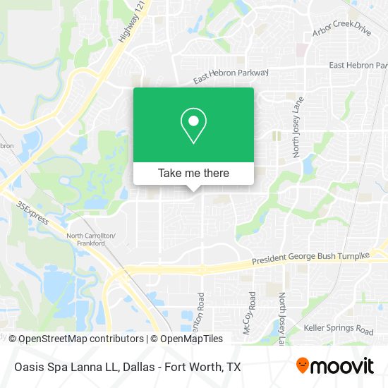 Oasis Spa Lanna LL map