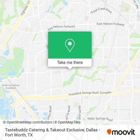 Tastebuddz Catering & Takeout Exclusive map