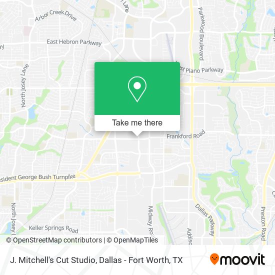 Mapa de J. Mitchell's Cut Studio