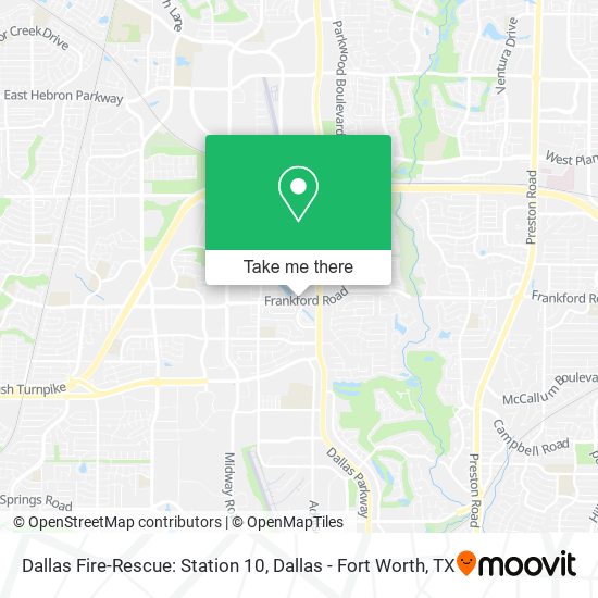 Dallas Fire-Rescue: Station 10 map