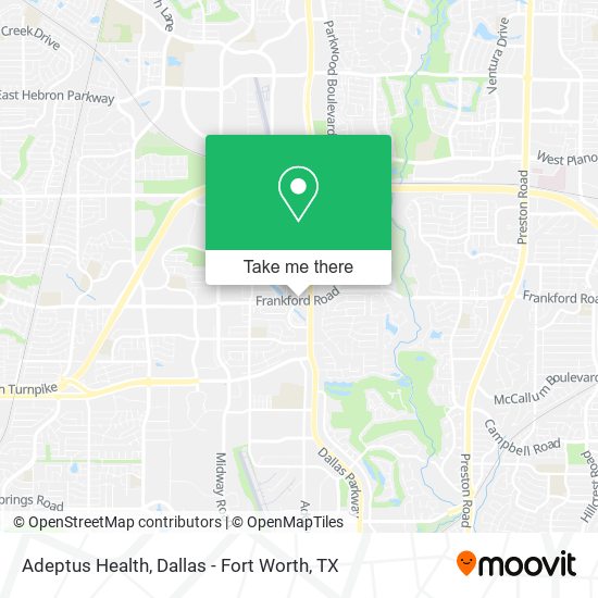 Mapa de Adeptus Health