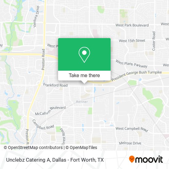 Unclebz Catering A map