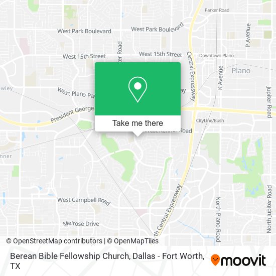 Mapa de Berean Bible Fellowship Church