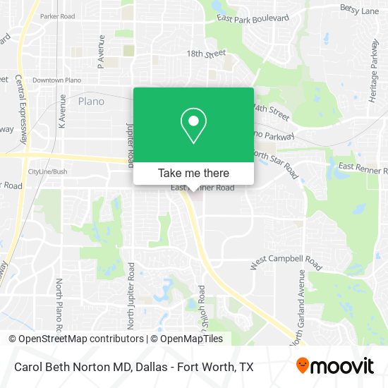 Carol Beth Norton MD map