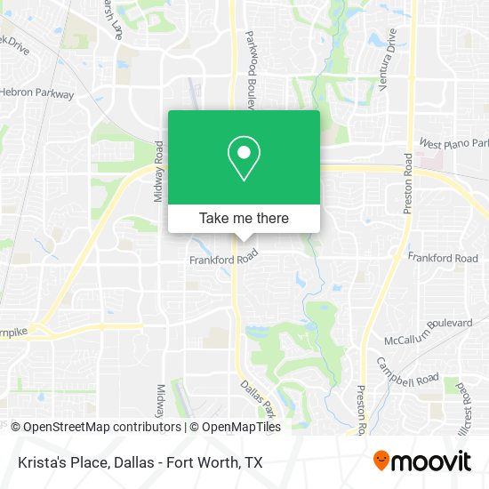 Krista's Place map