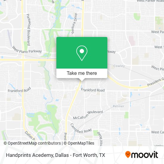 Handprints Acedemy map