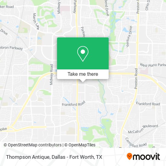 Mapa de Thompson Antique