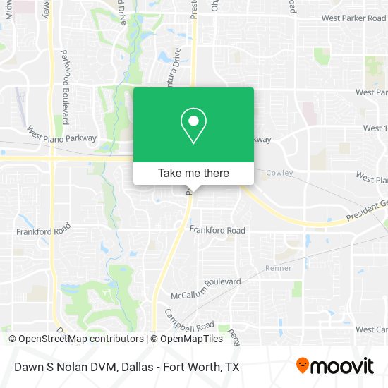 Dawn S Nolan DVM map
