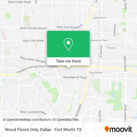 Wood Floors Only map