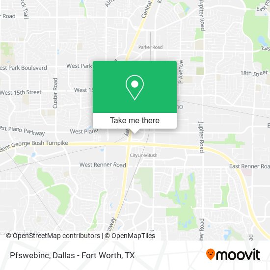 Mapa de Pfswebinc