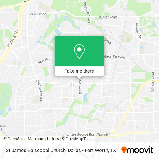 Mapa de St James Episcopal Church