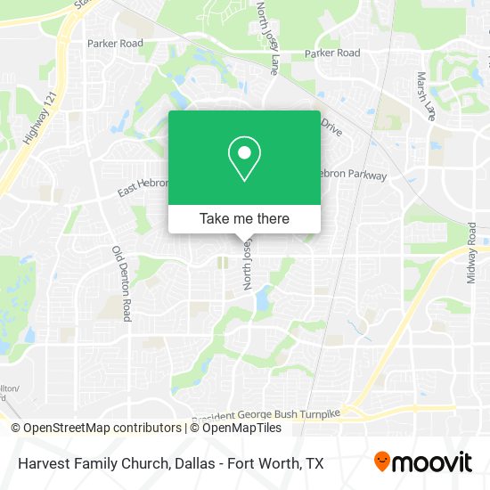 Harvest Family Church map