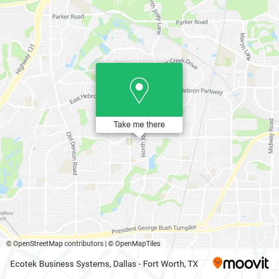 Ecotek Business Systems map
