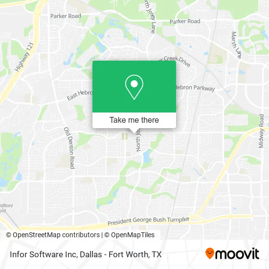 Infor Software Inc map
