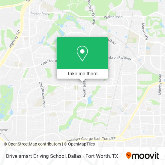 Drive smart Driving School map