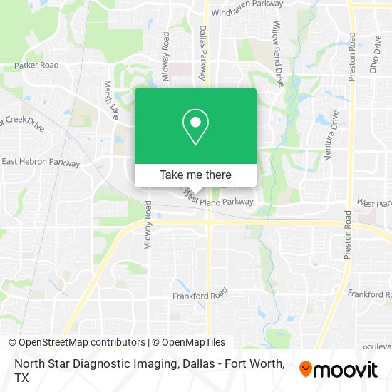 Mapa de North Star Diagnostic Imaging
