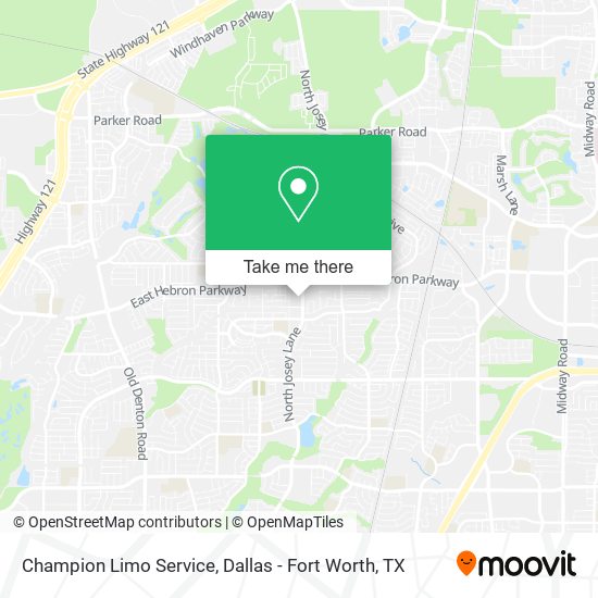 Mapa de Champion Limo Service