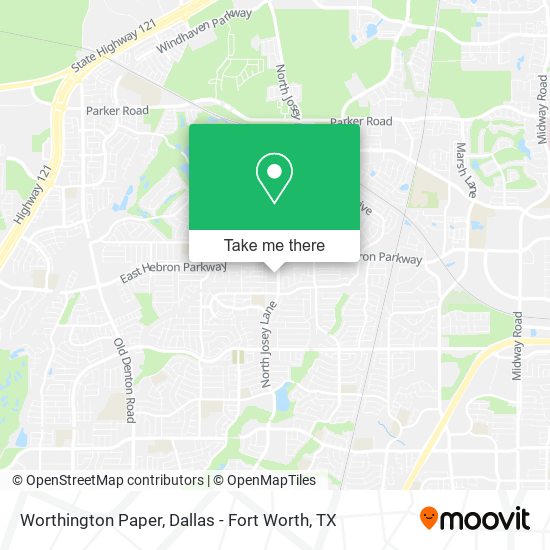Worthington Paper map
