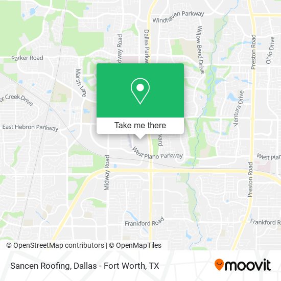 Sancen Roofing map
