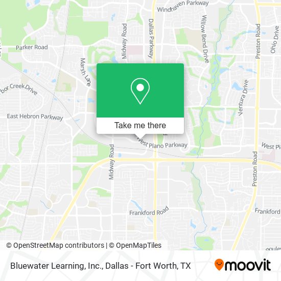 Mapa de Bluewater Learning, Inc.