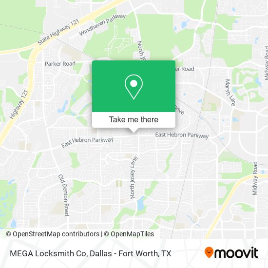 Mapa de MEGA Locksmith Co