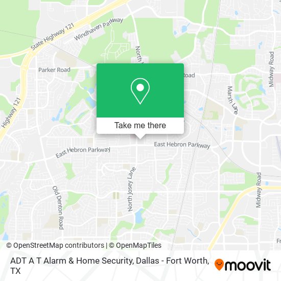ADT A T Alarm & Home Security map