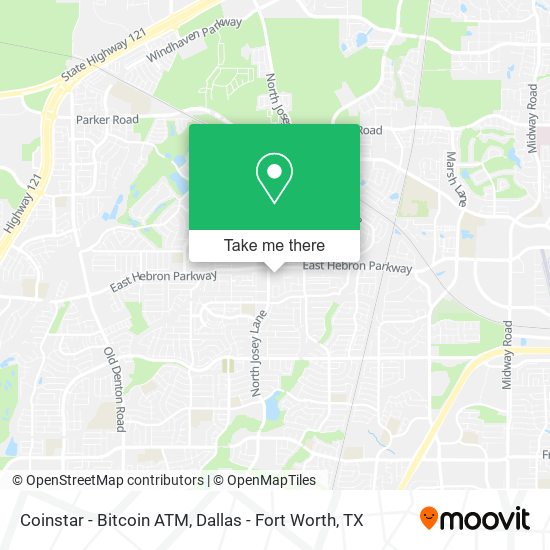 Coinstar - Bitcoin ATM map