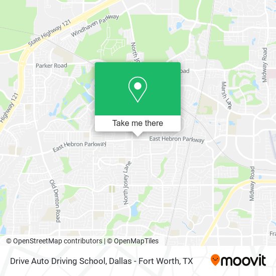 Drive Auto Driving School map