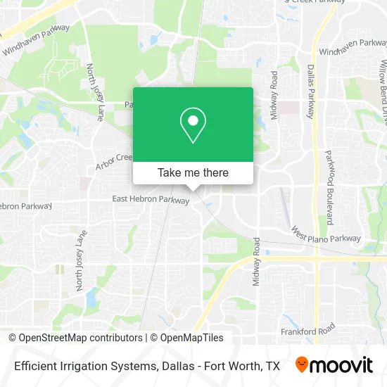 Efficient Irrigation Systems map