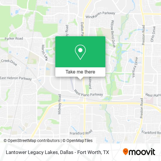 Lantower Legacy Lakes map