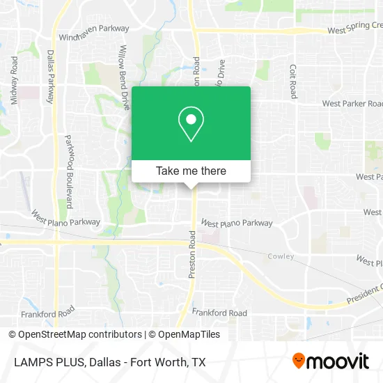 Mapa de LAMPS PLUS