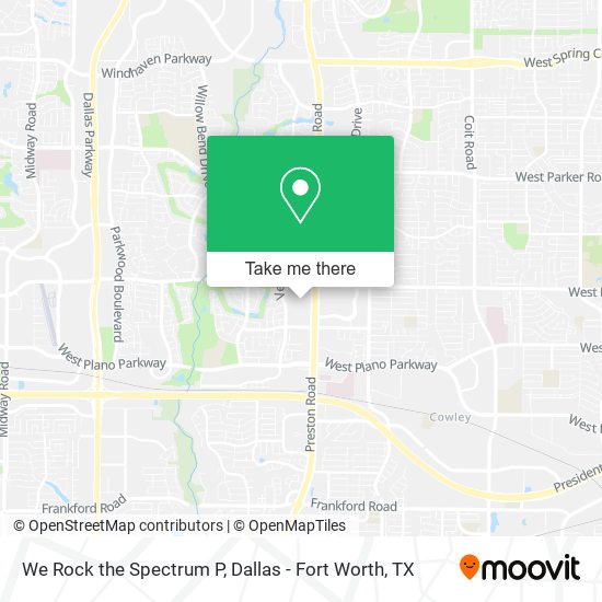 We Rock the Spectrum P map