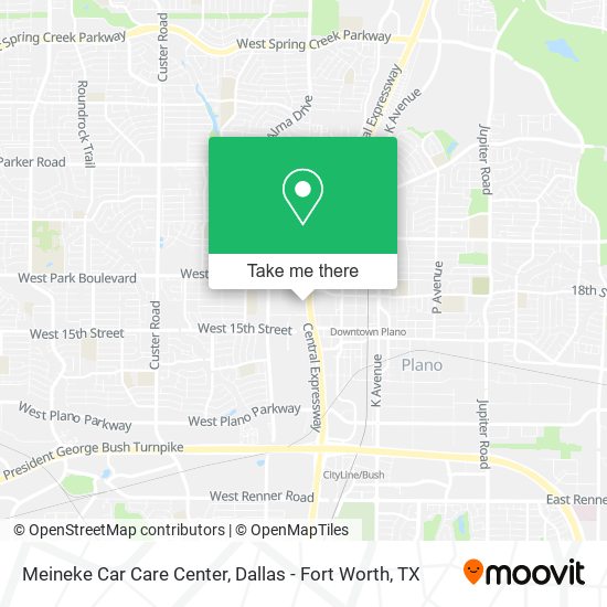 Meineke Car Care Center map