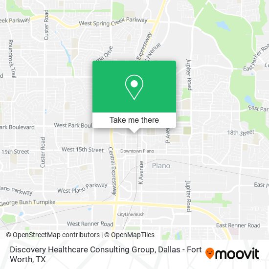 Mapa de Discovery Healthcare Consulting Group