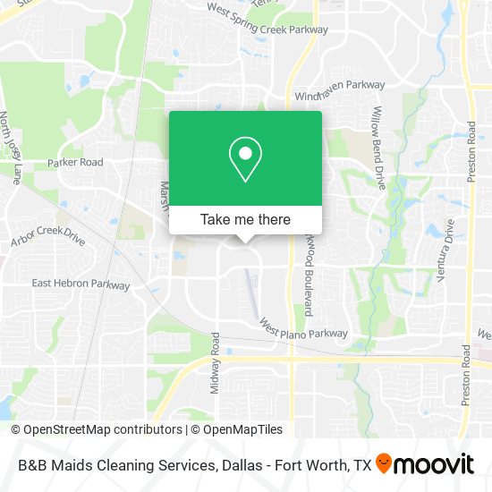 Mapa de B&B Maids Cleaning Services