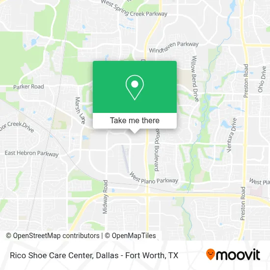 Rico Shoe Care Center map