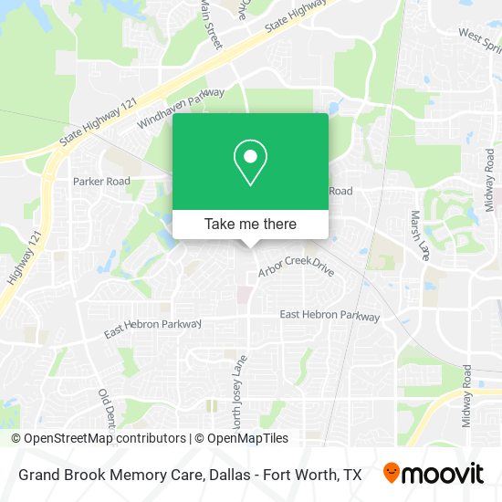 Mapa de Grand Brook Memory Care