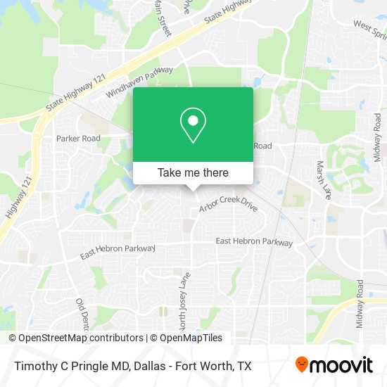 Mapa de Timothy C Pringle MD