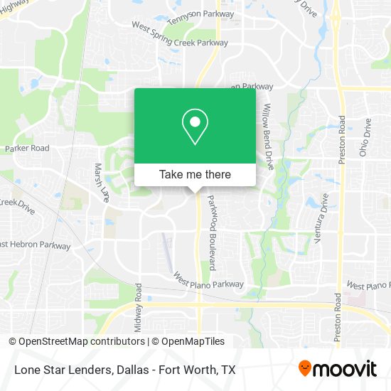Mapa de Lone Star Lenders