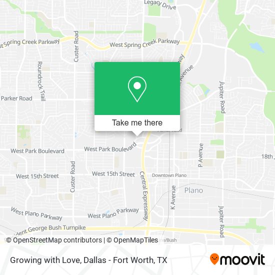 Growing with Love map